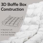 Gjzawayk California King Size Goose Down Comforter for Winter 32~55℉,Extra-Large 95% White Goose Down Duvet Insert, 750+ Fill Power Extra Fluffy, 1000+ Cleanliness, Oeko-TEX 100, 98x104 in