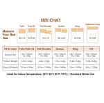 Gjzawayk California King Size Goose Down Comforter for Winter 32~55℉,Extra-Large 95% White Goose Down Duvet Insert, 750+ Fill Power Extra Fluffy, 1000+ Cleanliness, Oeko-TEX 100, 98x104 in