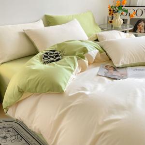 100% Egyptian Cotton Duvet Cover, 400TC Solid Color Comforter Cover with Zipper Closure & Corner Ties Soft Luxury Hotel Bedding