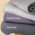 Bedsure Duvet Cover Queen Size - Soft Double Brushed Bedding Set for Kids & Adults, Zipper Closure, 3 Pieces, Includes 1 Duvet Cover (90"x90") & 2 Pillow Shams, NO Comforter, Grey