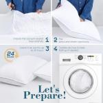 viewstar Bed Pillows Queen Size Set of 2, Hotel Quality, Down Alternative Pillow for Side, Back, or Stomach Sleepers, Soft