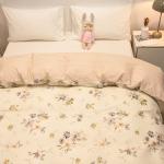100% Cotton Duvet Cover Double Size Duvet Cover 200x230 Skin friendly Breathable Active Flower Print Pillow Cover Buy separately