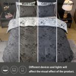 3pcs Zhusheng Kongye Pattern Print Duvet Cover Set, Soft Skin-Friendly Bedding Set Includes 1 Duvet Cover And 2 Pillowcases