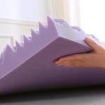 MUXHOMO 3 Inch 7-Zone Queen Mattress Topper, Egg Crate Foam Mattress Topper Queen Size for Back Pain, Lavender Cooling Gel Infused Bed Pad, CertiPUR-US and Oeko-TEX Certification (60"×80")