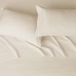 Amazon Basics Lightweight Super Soft Easy Care Comfortable Microfiber 4-Piece Bed Sheet Set with 14-Inch Deep Pockets, King, Beige, Solid