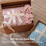 Bedsure GentleSoft Blankets Queen Size for Bed - 350GSM Super Soft Cozy Blanket for Women Men Girls as Gifts, Large Fuzzy Fleece Throw for Bedroom Home Decor, Pink, 90x90 Inches