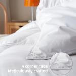 WENERSI Goose Feather Down Comforter Queen Size,100% Organic Cotton Duvet Insert,All-Season Luxury Duvet Insert with Baffle Box Design, 750+Fill Power Hotel Collection Bedding Comforter