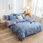 Cute Cartoon Print Duvet Cover 220x240 Lovely Pattern Adults Kids Quilt Cover AB Double-sided Comforter Covers No Pillow Cases