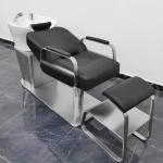 Hair Salon Half Lying Shampoo Chair Special Hairdressing Barber Shop Soft Pillow Stainless Steel Flushing Bed