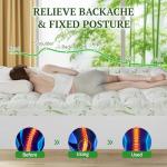 Mattress Topper Queen Size,Viscose Made from Bamboo Pillow Top Mattress Topper,1200 GSM Cooling Mattress Pad,2In Extra Thick Pillow Top for Back Pain with 8"-18" Deep Pocket(60"x80")