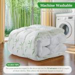 Mattress Topper Queen Size,Viscose Made from Bamboo Pillow Top Mattress Topper,1200 GSM Cooling Mattress Pad,2In Extra Thick Pillow Top for Back Pain with 8"-18" Deep Pocket(60"x80")