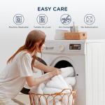 Bedsure Full Size Mattress Pad - Quilted Fitted Mattress Topper Protector with 8-21 Inches Deep Pocket, Noiseless Breathable Bed Cover Padded, Machine Washable, White, 54x75 Inches