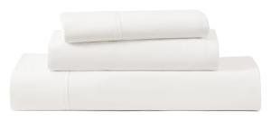 UGG Twin XL Sheet Set 3-Piece Luxury Cooling Sheets Deep Pockets Premium Bedding with 1 Pillow Sham Machine Washable, for Dorm Essentials & College Bedding, Twin XL, White (Hedi)