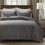 Bedsure Quilts King Size - Lightweight Bedspreads King Size with Basket Weave Pattern, Soft Quilt Bedding Set, Grey Comforter Set Coverlet for All Seasons with 2 Pillow Shams