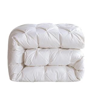 Temperature controlled down quilt, white goose down quilt, single person cotton quilt with thickened core for warmth and comfort