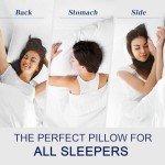 JOLLYVOGUE King Size Pillows for Sleeping Set of 2, Soft and Supportive Bed Pillows with Down Alternative Filling for Side and Back Sleepers, Hotel Collection, 36x20 Inches