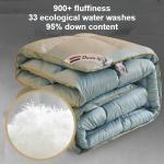 1Pc New Solid Color Duvet White Goose Down Fluffy Quilted Comforter Light and Warm Full Thick Blanket Duvet Comforters حشوة لحاف