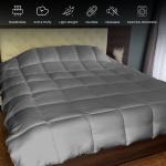 LUX Décor Comforter – Ultra-Soft Down Alternative Duvet Insert with Corner Tabs & Box Stitching, Hotel Quality Plush Bedding