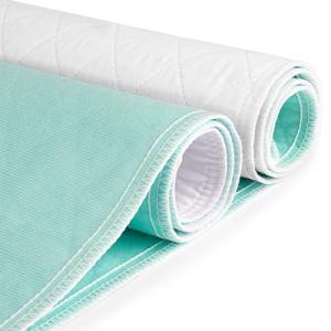 CoolShields Waterproof Bed Pads Incontinence 34'' x 52'' (2 Pack) Washable Reusable Bedwetting Mattress Protector Pad for Kids, Adults, Elderly, and Pets