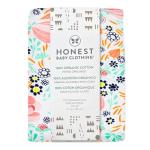 HonestBaby Unisex-Baby Fitted Crib Sheets Set Standard Mattress, 100% Organic Cotton Baby Boys, Girls, Neutral, 1 Pack - Kentucky Blue, One Size