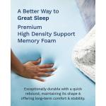 3 Inch Memory Foam Mattress Topper Twin XL - Select High Density Ventilated Extra Long Mattress Pad - Premium Removabl