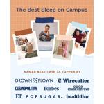 3 Inch Memory Foam Mattress Topper Twin XL - Select High Density Ventilated Extra Long Mattress Pad - Premium Removabl