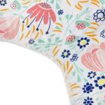 HonestBaby Unisex-Baby Fitted Crib Sheets Set Standard Mattress, 100% Organic Cotton Baby Boys, Girls, Neutral, 1 Pack - Kentucky Blue, One Size