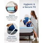 3 Inch Memory Foam Mattress Topper Twin XL - Select High Density Ventilated Extra Long Mattress Pad - Premium Removabl