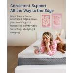 3 Inch Memory Foam Mattress Topper Twin XL - Select High Density Ventilated Extra Long Mattress Pad - Premium Removabl