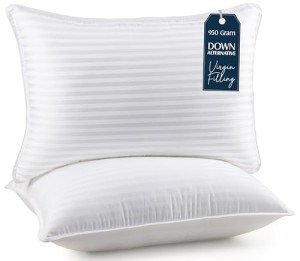 Utopia Bedding Bed Pillows for Sleeping Standard Size (White), Set of 2, Cooling Hotel Quality, for Back, Stomach or Side Sleepers