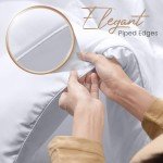 Utopia Bedding Comforters Queen Size, All Season Duvet Insert, Down Alternative Box Stitched Bed Comforter with Corner Tabs, Machine Washable (White)