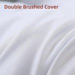 L LOVSOUL Down Alternative Queen Comforter Duvet Insert,All Season Duvet Insert with Corner Tabs,White Comforter Queen Size 90x90Inches