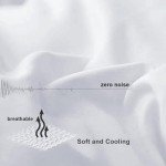 COHOME King Size Cooling Comforter - Down Alternative Duvet Insert with Anti-Clump Tech & 8 Tabs, All-Season Reversible Luxury Hotel Bedding - Gifts for Women/Men, White 90x102 inches