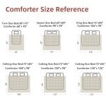 L LOVSOUL Down Alternative Queen Comforter Duvet Insert,All Season Duvet Insert with Corner Tabs,White Comforter Queen Size 90x90Inches