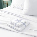 BYSURE King Size Sheets Set White - Super Soft Hotel Luxury Bed Sheets with Deep Pockets, 1800 Thread Count 100% Microfiber, Wrinkle & Fade Resistant