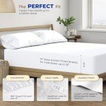 THREAD SPREAD 100% Egyptian Cotton Sheets Full Size - 600 Thread Count White Sheet, 4 PC 16" Deep Pocket Full Size Sheets Sets, High Thread Count Soft Cooling Sateen Weave Cotton Hotel Luxury Sheets