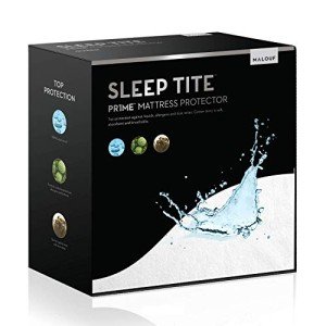 SLEEP TITE non-staining 99.99% Waterproof Mattress Protector - 15-Year U.S. Warranty - Vinyl less - Split King