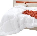 Bedsure Comforters Queen Size - Duvet Insert Contrast GentleSoft™ Down Alternative Comforter Quilted All Season Duvet with 8 Tabs, Machine Washable, Gifts for Women, White, Queen 88 x 88 Inches