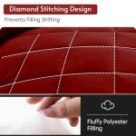 MUXHOMO 7 Pieces Queen Comforter Set, Reversible Bed in a Bag Queen Size, All Season Bedding Set with Comforter, Flat Sheet, Fitted Sheet, Pillowcases & Shams, Red & Black