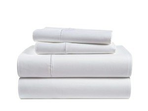 LANE LINEN 1000 TC 100% Egyptian Cotton King Size Sheets Set, Soft & Comfy Luxury Hotel Style Thick Deep Pocket King Sheet Set, Fully Elasticized Reinforsed Seams No Pill Natural Cooling White Sheets