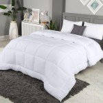 Utopia Bedding All Season Down Alternative Quilted Full Comforter, Duvet Insert with Corner Tabs, Machine Washable, Bed Comforter (White)