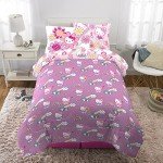 Franco Kids Bedding Super Soft Comforter and Sheet Set with Sham, 5 Piece Twin Size, Hello Kitty