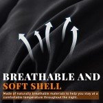 Cosybay Down Alternative Comforter (Black/Grey, Twin) - All Season Soft Quilted Twin Size Bed Comforter - Duvet Insert with Corner Tabs -Winter Summer Warm Fluffy, 64x88 inches