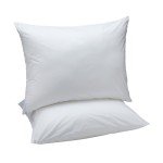 Amazon Basics Down Alternative 2 Bed Pillows with 2 Pillow Protectors for Back and Stomach Sleepers, Comfortable, Breathable, Soft Density, Standard, 26 x 20 in, White, Pack of 4