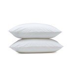 Amazon Basics Down Alternative 2 Bed Pillows with 2 Pillow Protectors for Back and Stomach Sleepers, Comfortable, Breathable, Soft Density, Standard, 26 x 20 in, White, Pack of 4