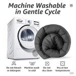 HYLEORY All Season Queen Size Bed Comforter - Cooling Down Alternative Quilted Duvet Insert with Corner Tabs - Winter Warm - Machine Washable - Dark Grey