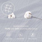 Cosy Family 4 Layer Muslin Bed Blanket - Breathable and Lightweight Gauze Boho Blanket for Spring, Soft 100% Cotton Muslin, Slate, 55x80 Inches