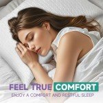 PlushHavenCloud New Adjustable Pillows Queen Size Set of 2 - Cooling Shredded Memory Foam Pillow for Sleeping 2 Pack, Bed Pillows for Side, Back, and Stomach Sleepers, Supportive, Washable Cover