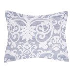 Amazon Basics King Size Comforter Sets, Ultra-Soft Lightweight Microfiber Reversible 3-Piece Bedding, Gray Medallion