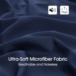 Basic Beyond Queen Comforter Set - Navy Blue Comforter Set Queen Size, Reversible Bed Comforter Queen Set for All Seasons, Navy/Grey, 1 Comforter (88"x92") and 2 Pillow Shams (20"x26"+2")